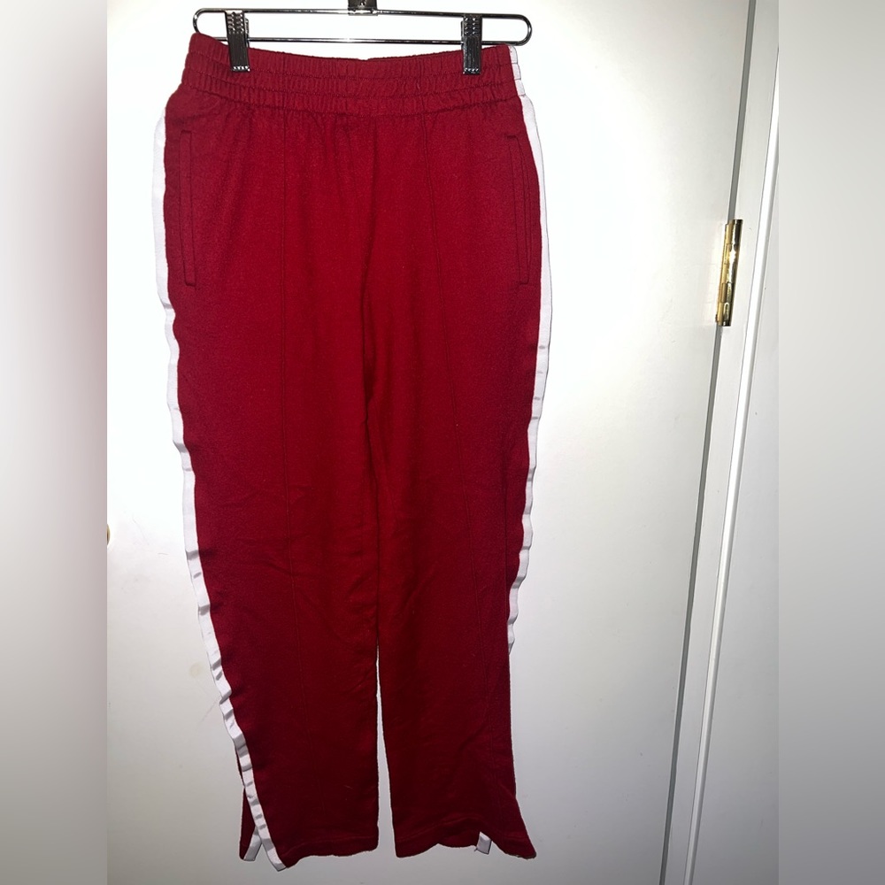NWOT Rag & Bone Red Wylie Wool Track Pant - Picture 5 of 8